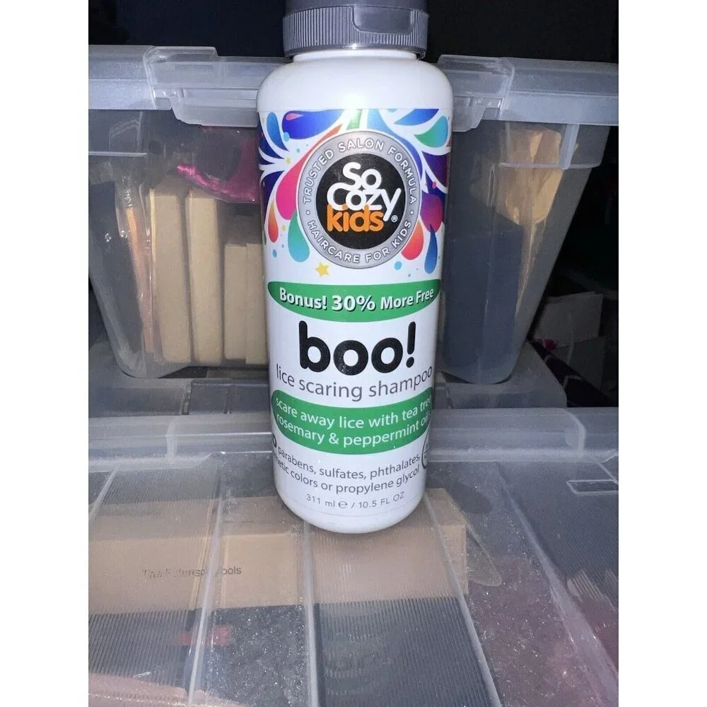 SO COZY Kids Boo! Lice Scaring Shampoo Natural Head Lice Deterrent 10.5 fl oz